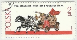 Stamps Poland -  CARRUAJE DE BOMBEROS DE PRINCIPIOS DEL SIGLO XX