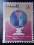 Stamps Colombia -  45 Congreso de Americanistas - Bogotá 1985.