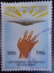 Stamps Colombia -  Universidad Externado de Colombia - Centenario 1886-1986
