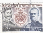 Stamps Spain -  Centenario del cuerpo de Abogados    (J)