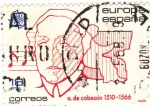 Sellos de Europa - Espa�a -  Organista y compositor- A.de cabezón 1510-1566       (J)