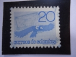 Stamps Colombia -  El Condor de lo Andes.