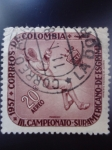 Stamps Colombia -  III Campeonato Surameicno de Esgrima.