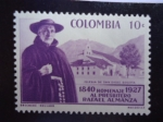 Stamps Colombia -  Scott/Colombia:695 - Homenaje al Presbitero Rafael Almanza (1840-1927)