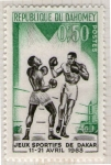 Stamps : Africa : Benin :  4 Dahomey-Juegos de Dakar 1963