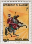 Stamps : Africa : Benin :  11 Dahomey-Cavalier Bariba