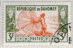 Stamps Benin -  20 Dahomey-Pescador
