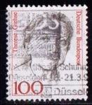 Stamps : Europe : Germany :  Mujeres alemanas famosas. Therese Giehse