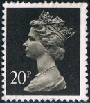 Stamps United Kingdom -  ISABEL II TIPO MACHIN 26/09/89 DENT 14 3/4 X 14 1/4 M 1223C