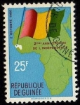 Stamps : Africa : Guinea :  2 eme Annivesaire de L`Independance 