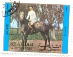 Stamps United Arab Emirates -  hipica