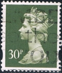 Stamps United Kingdom -  ISABEL II TIPO MACHIN 27/07/93 DENT 14 3/4 X 14 1/4 SINCOPADO M 1226CS