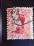 Stamps Spain -  II República Española.-Rey Alfonso XIII-sobrecargado-Ed:598