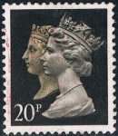 Stamps United Kingdom -  150 ANIV. DEL SELLO. REINAS VICTORIA E ISABEL II. M 1241C