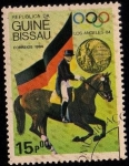 Sellos de Africa - Guinea Bissau -  Los Angeles - 84