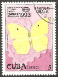Sellos de America - Cuba -  Mariposa