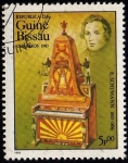 Sellos del Mundo : Africa : Guinea_Bissau : R. SCHUMANN 1810-1856