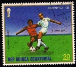 Stamps : Africa : Equatorial_Guinea :  ARGENTINA`78