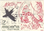 Stamps Spain -  Bernal Díaz del Castillo- conquistador      (J)