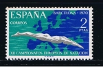 Sellos de Europa - Espa�a -  Edifil  1989  XII Campeonatos europeos de natación, saltos y waterpolo.  