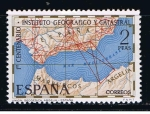 Stamps Spain -  Edifil  2001  Centenario del Instituto Geográfico y Catastral.  