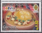 Stamps America - Bolivia -  Gastronomia Boliviana - K'ala Phurka