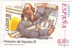 Stamps Spain -  Historia de España  -CARLOS III (1759)      (J)
