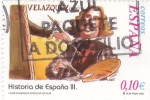 Stamps Spain -  Historia de España  -VELAZQUEZ           (J)