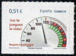 Stamps Spain -  4697- Valores cívicos. ¡ No te jueges la vida ¡