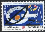 Sellos de Europa - Espa�a -  3135-  Barcelona ' 92.  VII Serie Pre-olímpica. Tenis de mesa.