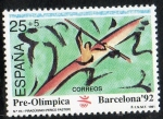 Sellos de Europa - Espa�a -  3105- Barcelona ' 92.  VI Serie Pre-olímpica. Piraguismo.