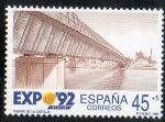 Stamps Spain -  3102- Exposición Universal de Sevilla 1992. Puente de la Cartuja. 