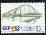 Sellos de Europa - Espa�a -  3103-  Exposición Universal de Sevilla 1992. Puente de la Barquera.