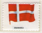 Stamps Denmark -  1 Bandera