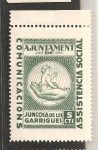 Stamps : Europe : Spain :  JUNCOSA DE LES GARRIGUES ASISTENCIA SOCIAL