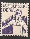 Stamps Spain -  DENIA ASISTENCIA SOCIAL