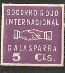 Stamps Spain -  SOCORRO ROJO INTERNACIONAL