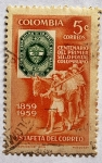 Sellos de America - Colombia -  Centenario del Primer sello postal Colombiano
