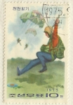 Stamps North Korea -  SALTO CON PARACIDAS