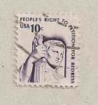 Stamps United States -  Derecho del pueblo a dirigir peticiones