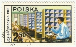 Stamps Poland -  DIA DEL SELLO