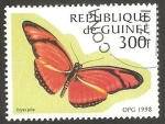 Stamps Guinea -  Mariposa
