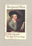 Stamps United States -  Benjamín West