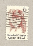 Stamps United States -  Los niños discapacitados pueden ser ayudados