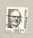 Stamps United States -  Harry S. Truman