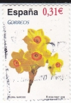 Stamps Spain -  Flora-  NARCISO     (J)