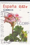 Stamps Spain -  Flora-  GERANIO       (J)
