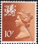 Stamps United Kingdom -  EMISIONES REGIONALES TIPO MACHIN 1976. PAIS DE GALES. Y&T Nº 809