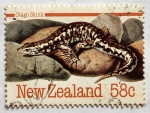 Sellos de Oceania - Nueva Zelanda -  Lagarto