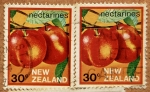 Stamps New Zealand -  Nectarines